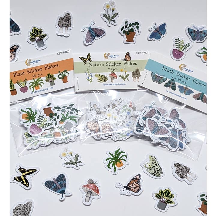 Lucid Moon Studio, LLC – wholesale Klistermärke – Naturklistermärken5