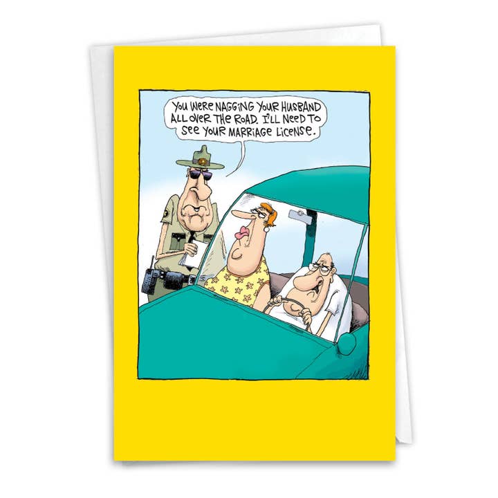 NobleWorks - Wholesale Anniversary Card - Anniversary Card - Nagging Wife