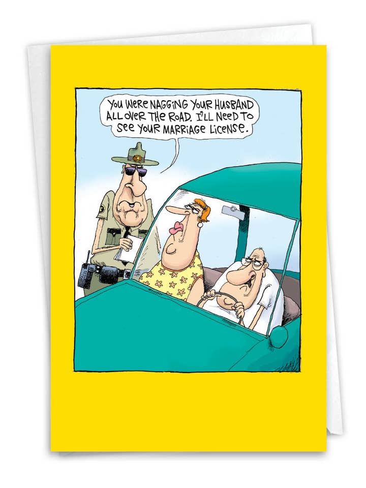 Anniversary Card - Nagging Wife for wholesale by NobleWorks