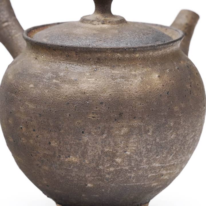 Tezumi - Wholesale Tea Pot - Japanese Kyusu - 前川淳蔵 Junzō Maekawa - Rustic Kurokinsai Tokoname-yaki Teapot - 250ml8