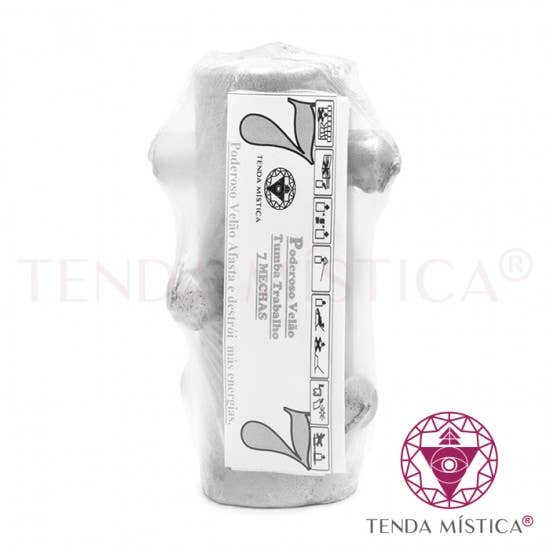 Segel mit 7 Dochten, Silber für den Großhandel von Tenda Mística