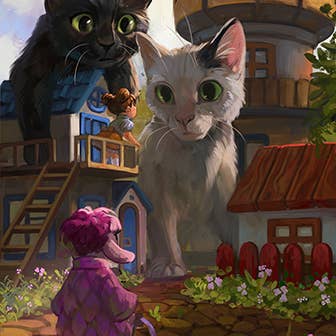 Atlas Games - Wholesale Card Game - Magical Kitties Save the Day: Fantastica Hometown