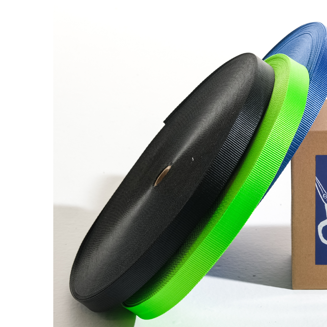 Dream Trimming Goods LLC - Wholesale Craft Supplies - 1" x 80 Yard Black Nylon Strap for Cargo,Pet Collar, Climb3