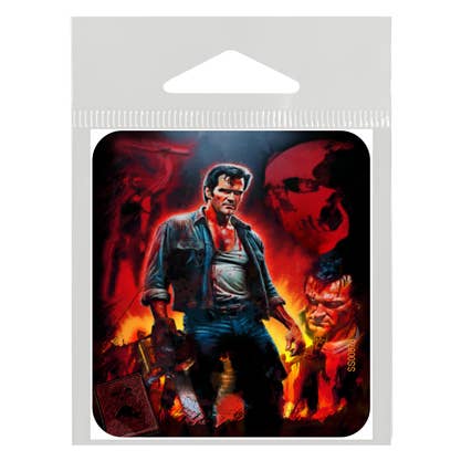 Evil Dead - Ash with chainsaw hand, boom stick and fire for wholesale by SJT Enterprises, Inc.