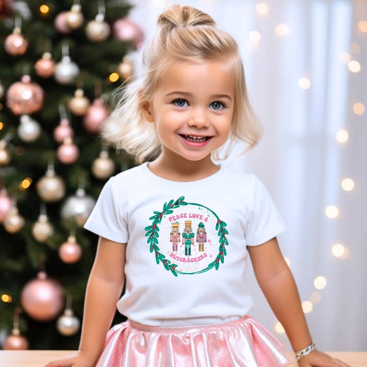 Clairmont & Co - Wholesale Screen Printed T-Shirt - Kids - Youth Apparel, Christmas T-Shirt, Nutcrackers, Festive Gifts0