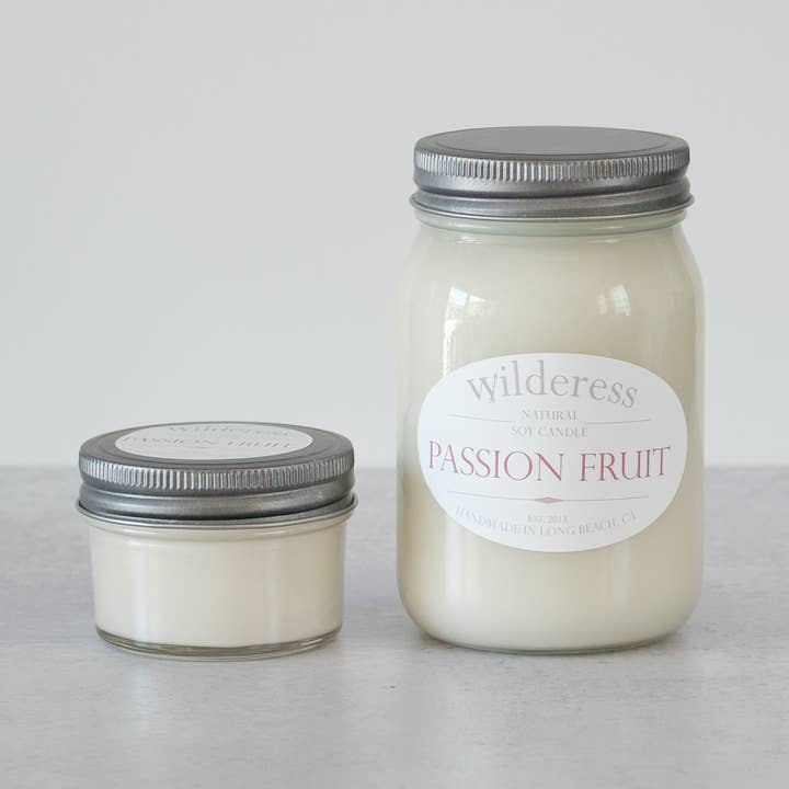 Passion Fruit Soy Candle for wholesale by Wilderess