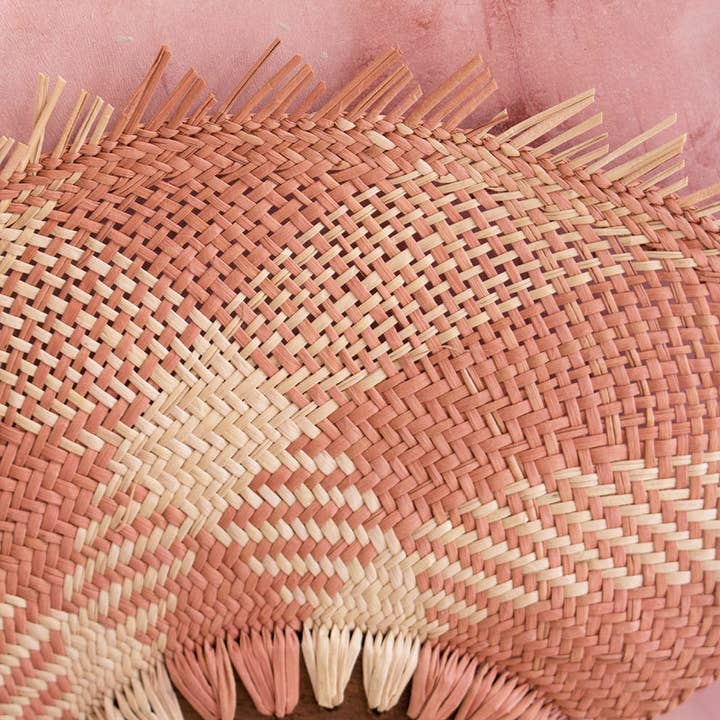 P.I.Project America - Wholesale Opvouwbare waaier - Handgeweven waaier van hout en natuurlijke palm1