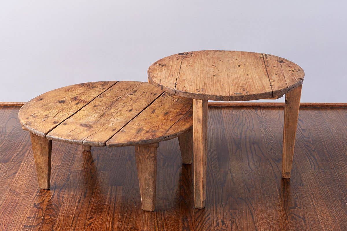 etúHOME - Vendita all'ingrosso Tavolini - Tavolino in legno trovato, rotondo3