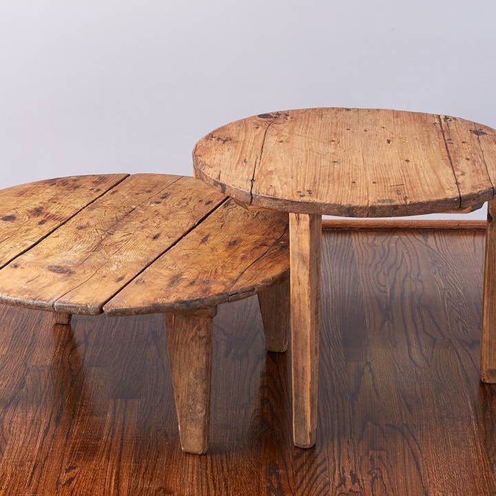 etúHOME - Wholesale Side Table - Found Accent Table, Round2