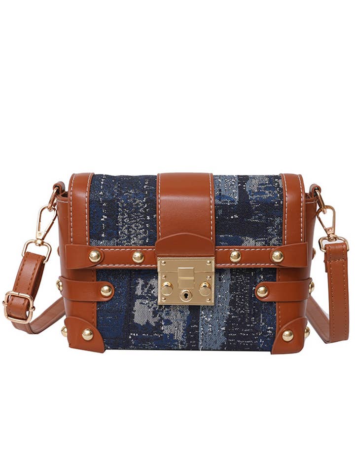 Sac à bandoulière en cuir PU denim HB2497 pour la vente par Ole