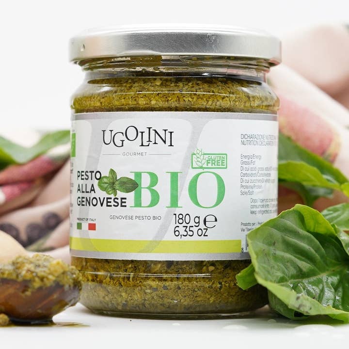 Truffleat srl - Wholesale Pesto - Organic pesto alla Genovese gluten free 180 gr Made in Italy0