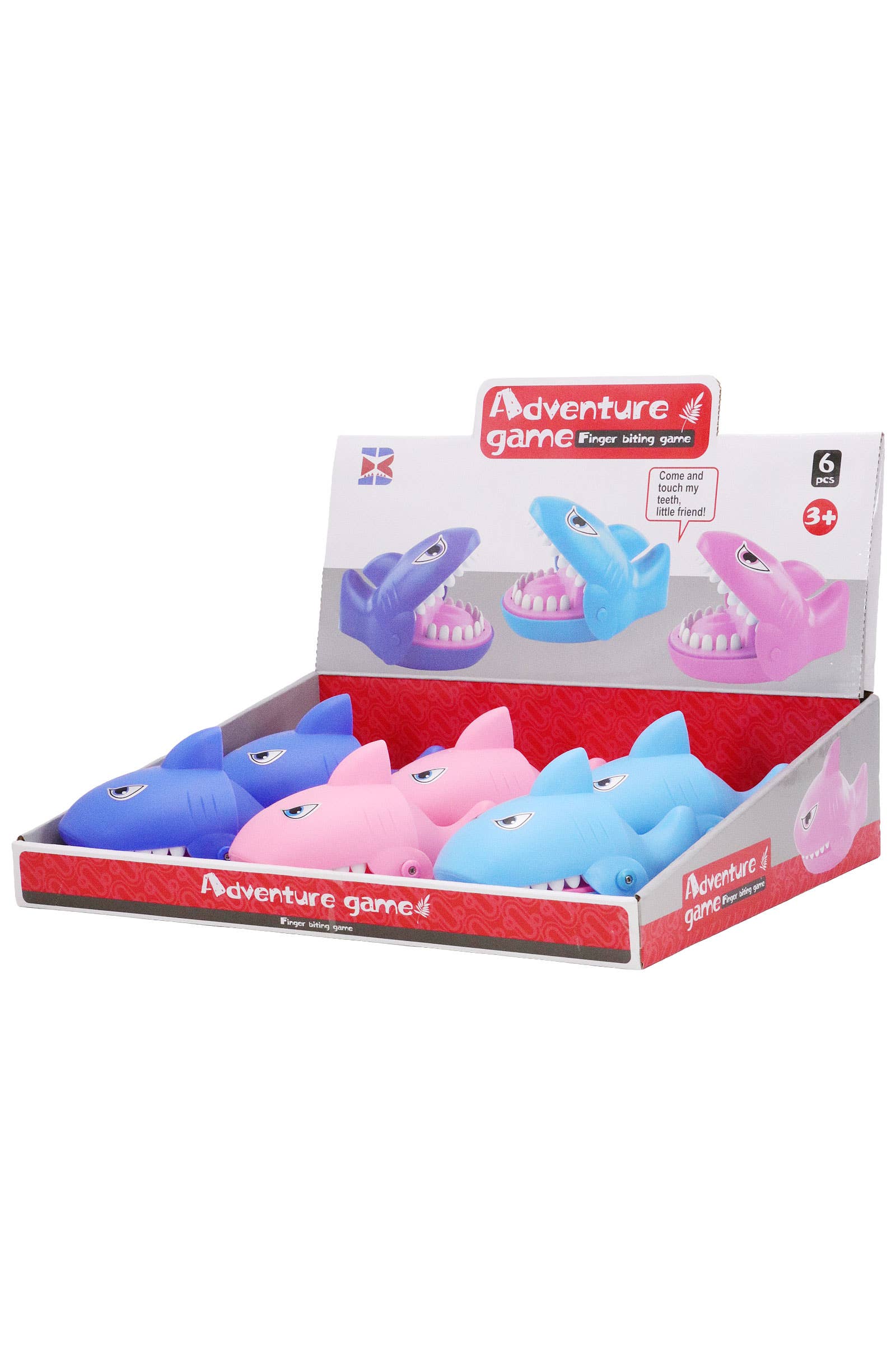ASSORTED Shark Bite Challenge Teeth Dentist Game - 6 Pcs for wholesale on Faire1