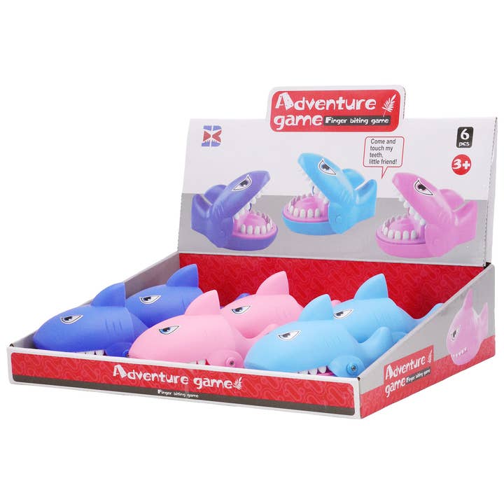 ASSORTED Shark Bite Challenge Teeth Dentist Game - 6 Pcs for wholesale on Faire1