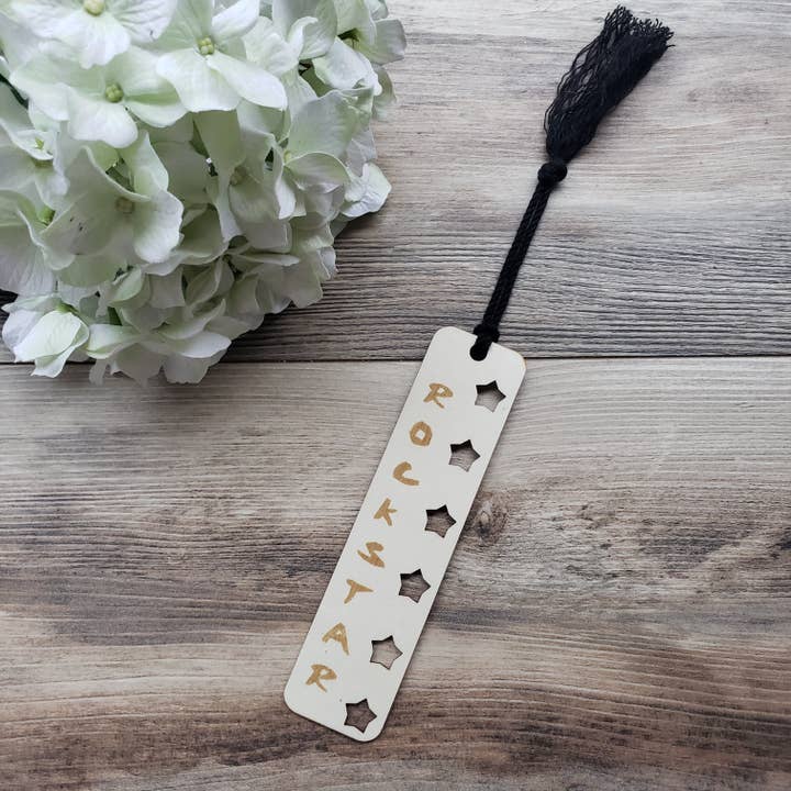 Gone Rogue Boutique - Wholesale Bookmark - Small Bookmark with cotton tassel- 10 versions8