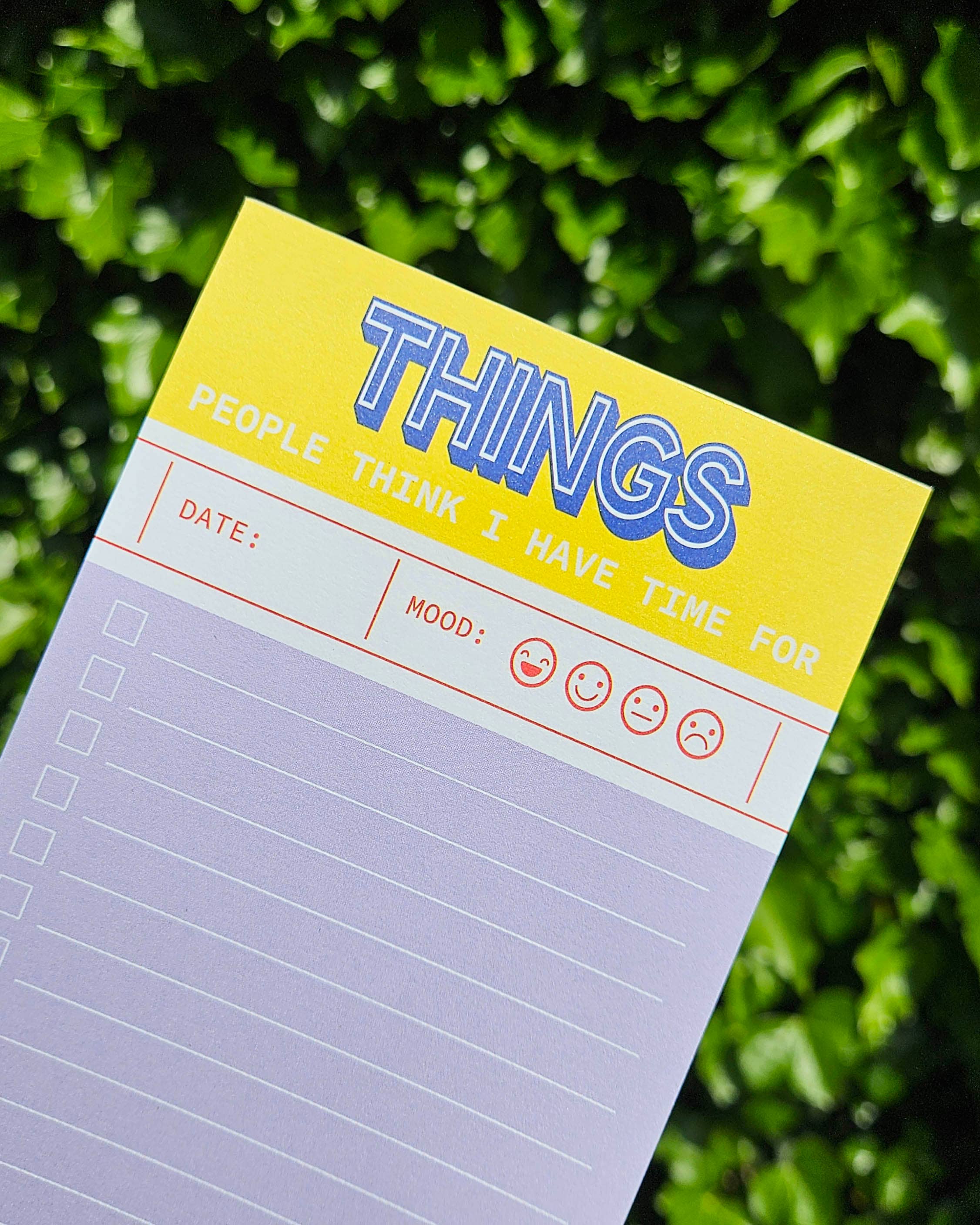 Studio Inktvis – Großhandel Notizblöcke – Notizblock „Dinge, wofür andere denken, ich hätte Zeit“ – To-Do-Liste1