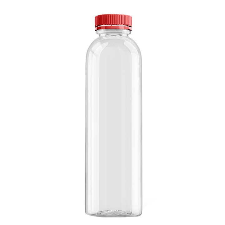 OH YES PLASTICS - Wholesale Milk/Juice Bottle - 16 oz Tall Round Plastic Juice Bottles 14