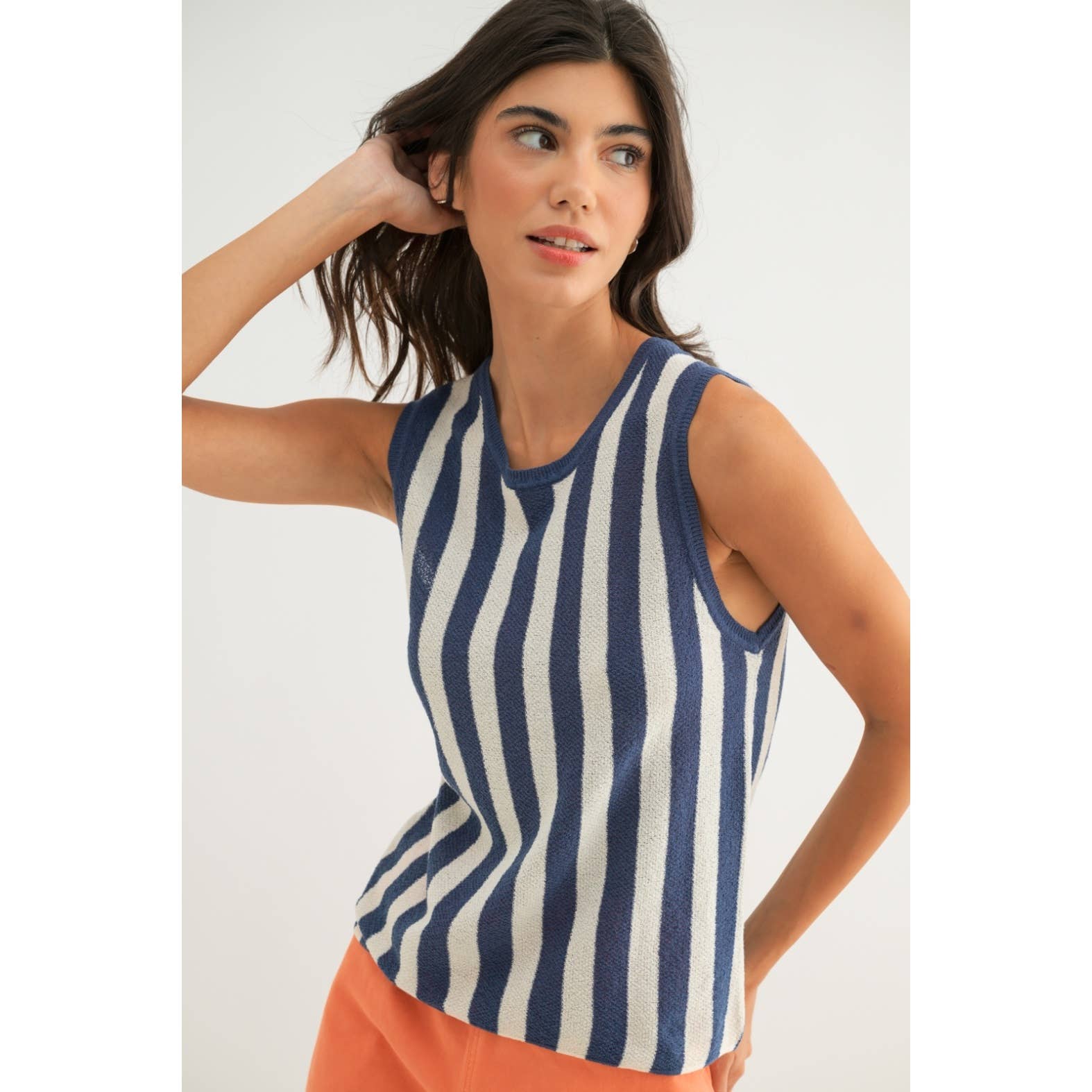 Wishlist Apparel – wholesale Linne (Tryckt) - Dam – RANDIG TRÖJA LINNE/WL24-96324