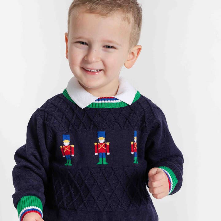 Sweater With Soldiers for wholesale by Florence Eiseman