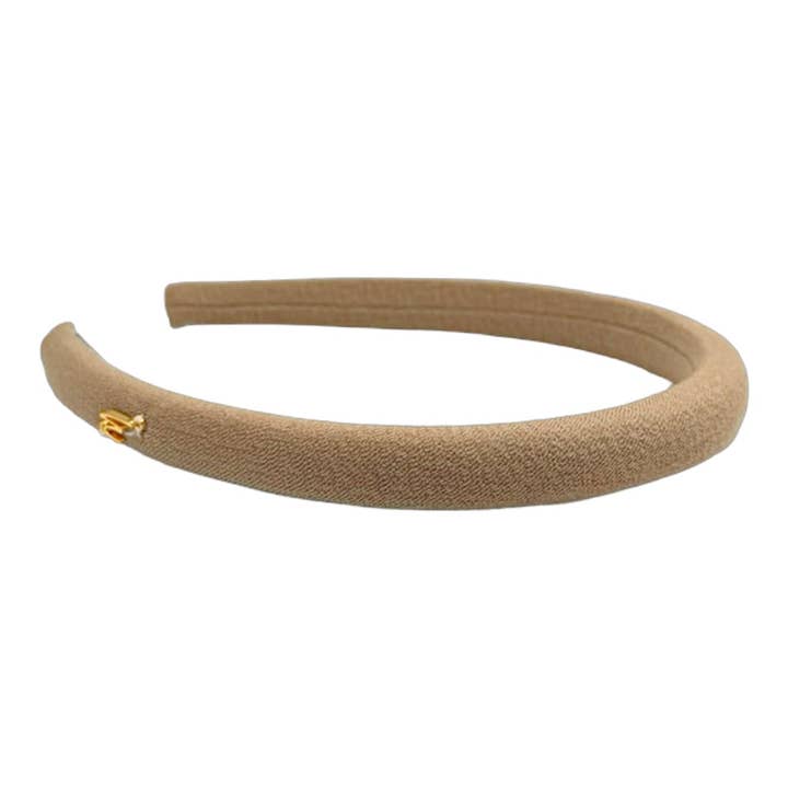 Classic Padded Thin Headband - Light Brown for wholesale by Headbands of Hope | One Purchased One Donated