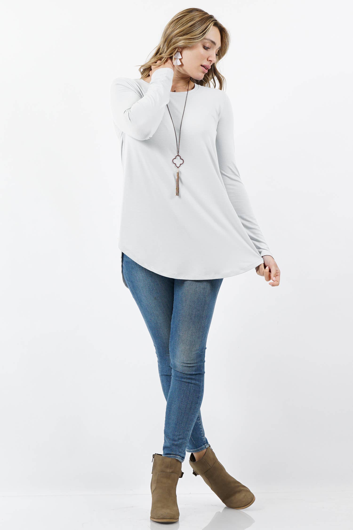 42POPS - Vente Tunique – femme - Tunique à ourlet arrondi Reg/Plus35