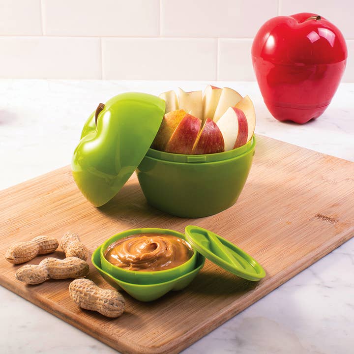 Gourmac - Wholesale Food Storage Container - Apple and Dip To-Go2