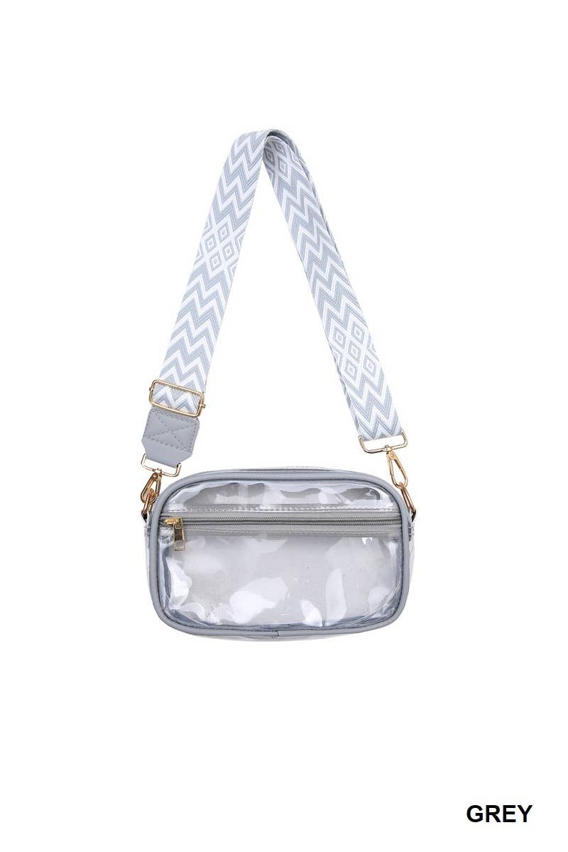 42POPS - Wholesale Crossbody Bag - Women's - `.GameDay Clear Crossbody Bag Stadium approved10