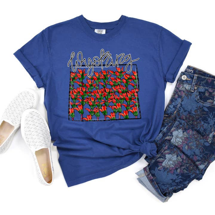 Flawless Transfers - Wholesale Sublimation Transfer - Wyoming Whimsy States DTF Transfer