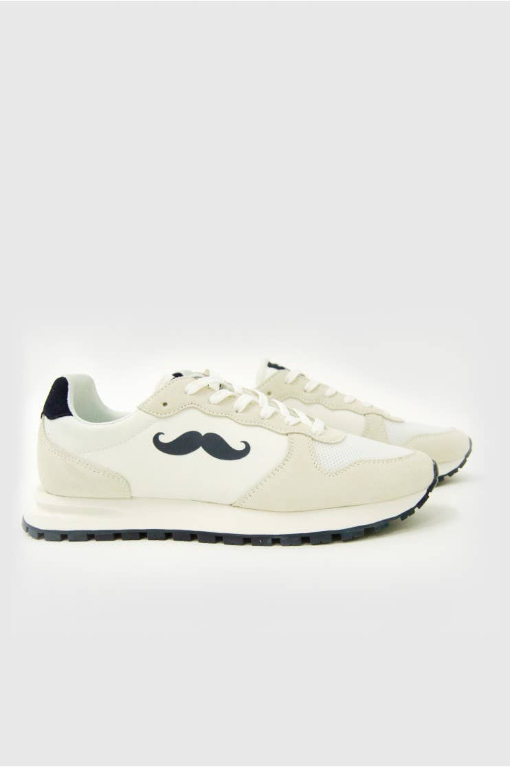 Blank Orion Model White Combined Fabrics Sports Shoe for wholesale on Faire2