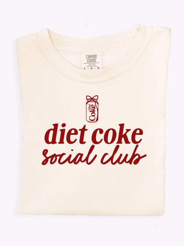 SBG Co. - Wholesale Screen Printed T-Shirt - Women's - Diet Coke Social Club Tee1