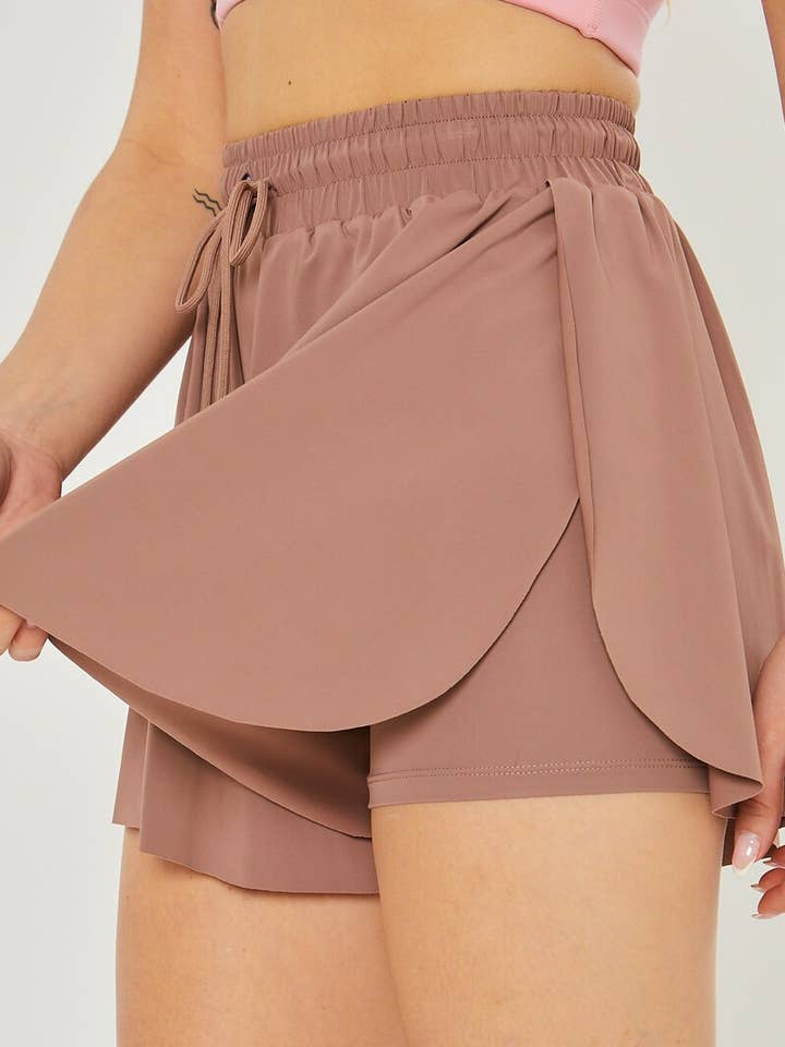 42POPS - Wholesale Skort - Women's - `.Two In One Drawstring Tennis Skort11