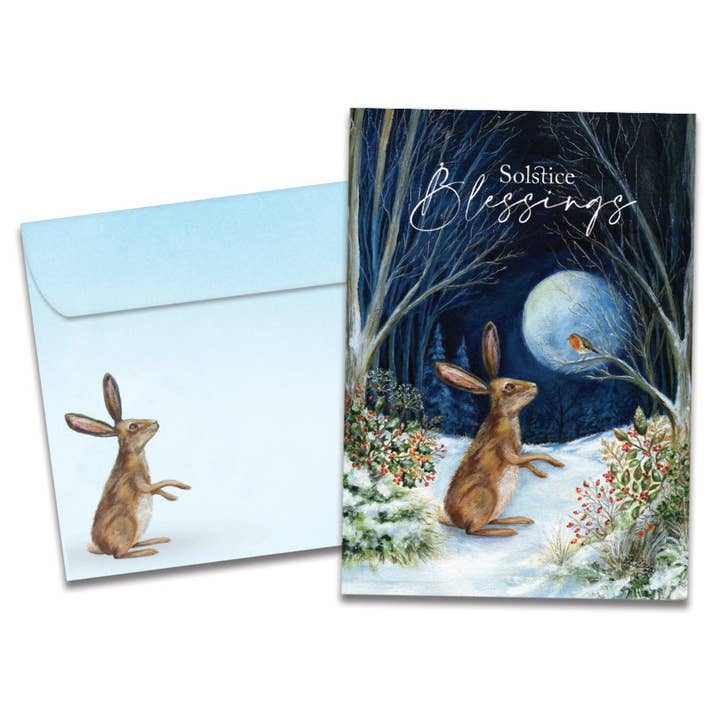 Peace & Blessings Solstice SKU 22523 for wholesale by Tree-Free Greetings