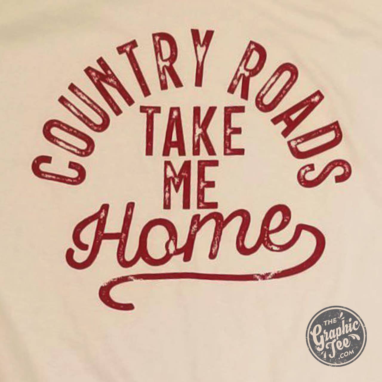Soft Cream *WHOLESALE* Country Roads Take Me Home - Unisex Tee for wholesale on Faire1