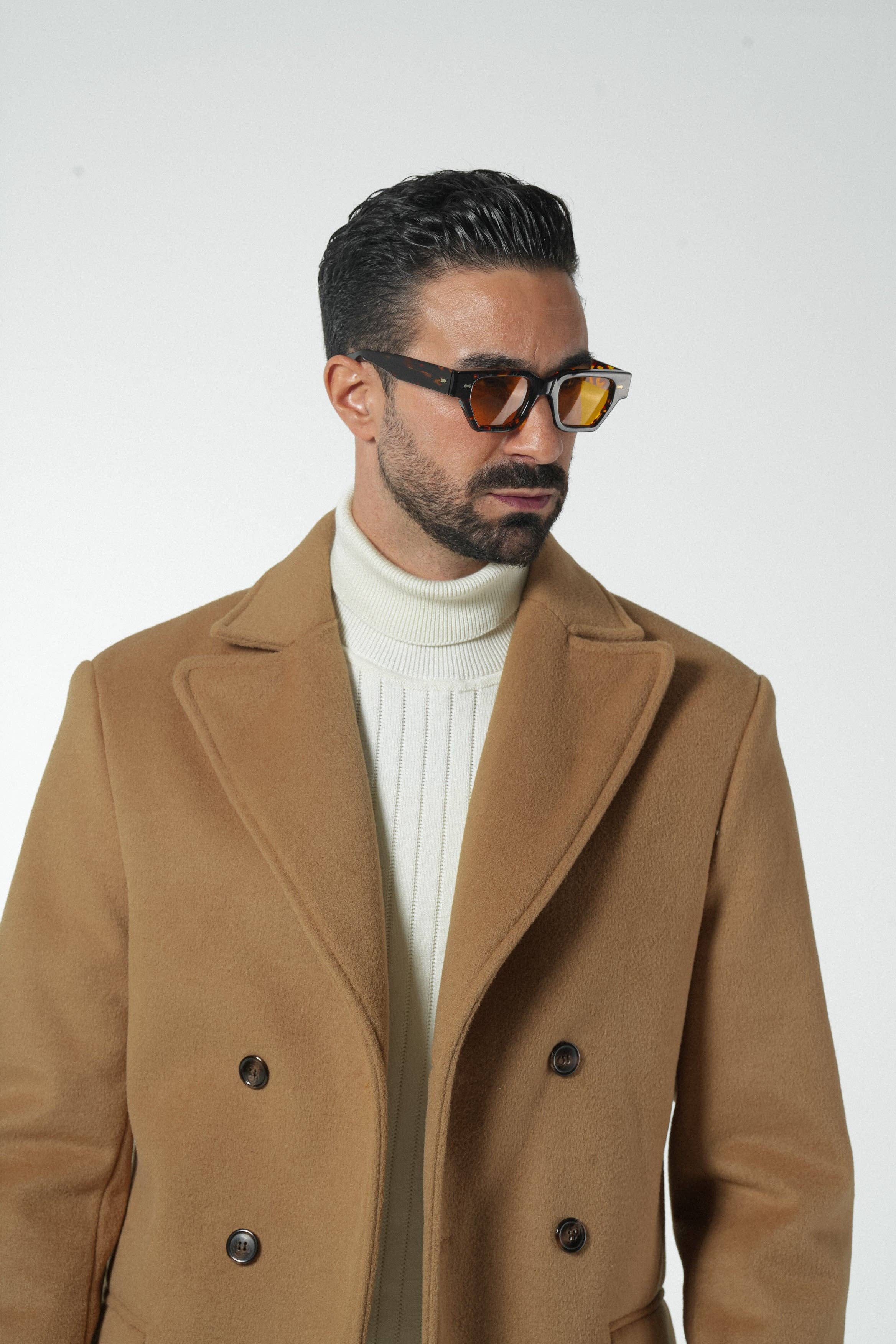 DONATO – Casaco – Homem por atacado – SOBRETUDO CAMEL4