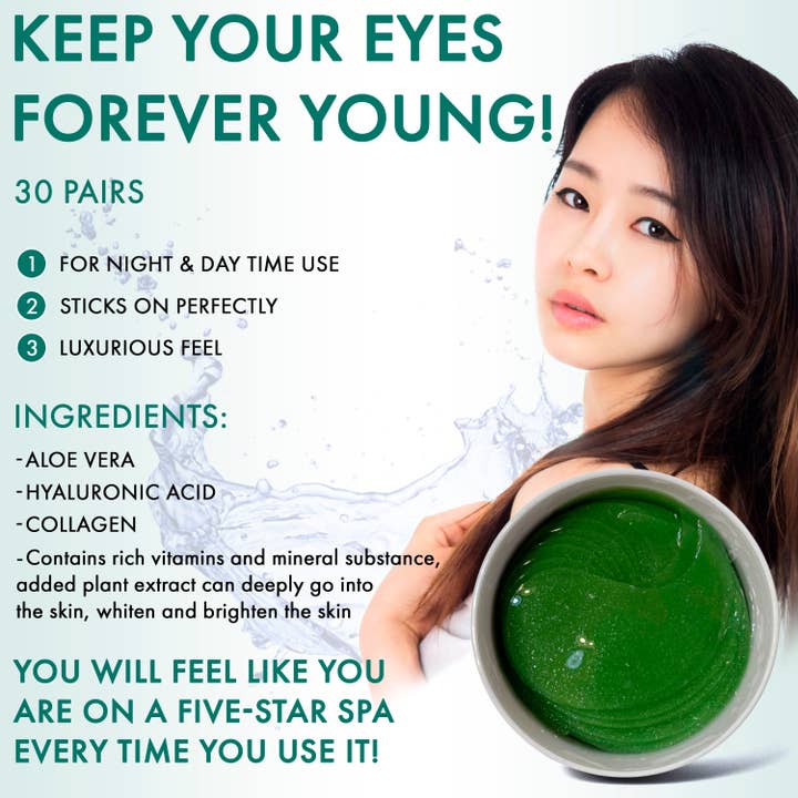 MASHELE - Wholesale Eye Treatment Mask - Aloe Vera Hyaluronic Acid Collagen Under Eye Gel Patches