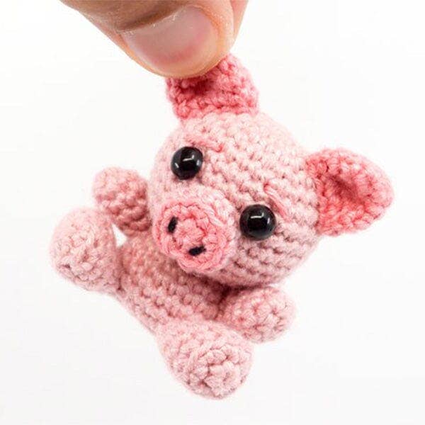 Showcase - Wholesale Stuffed/Plush Toy - Kids & Baby - Crochet Micro Plush Toy: Farm Friends (3pk)