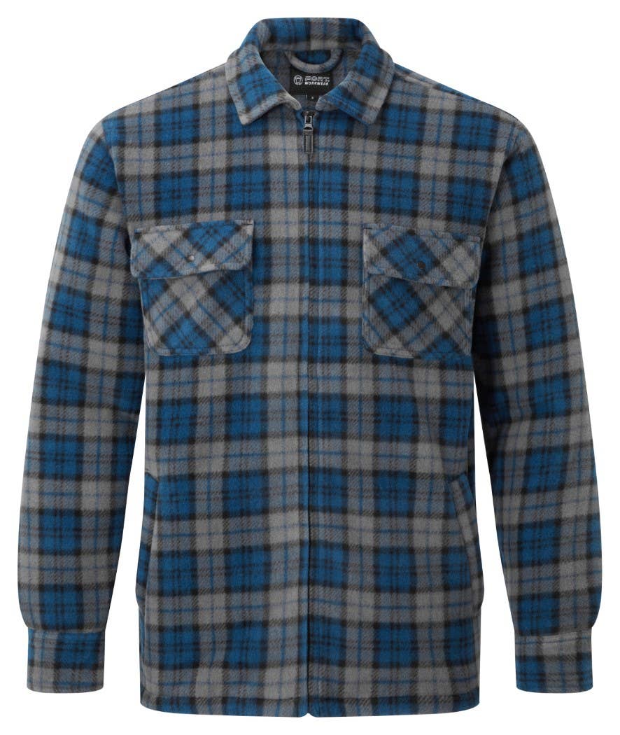 TuffStuff Workwear - Vendita all'ingrosso Giacca a camicia - Uomo - Giacca Fort Portman - Microfleece Imbottita con Fodera in Pile1