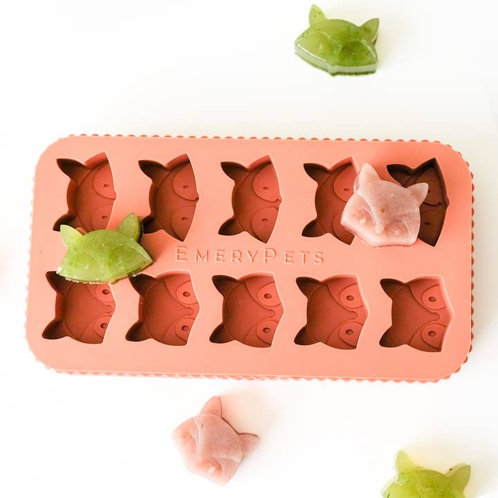 EmeryPets - Wholesale Ice Tray/Mold - Fox + Raccoon Treat Mold1