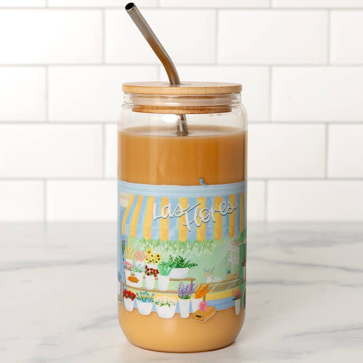 Flower Shop Glass Can for wholesale by 1canoe2 | One Canoe Two Paper Co.