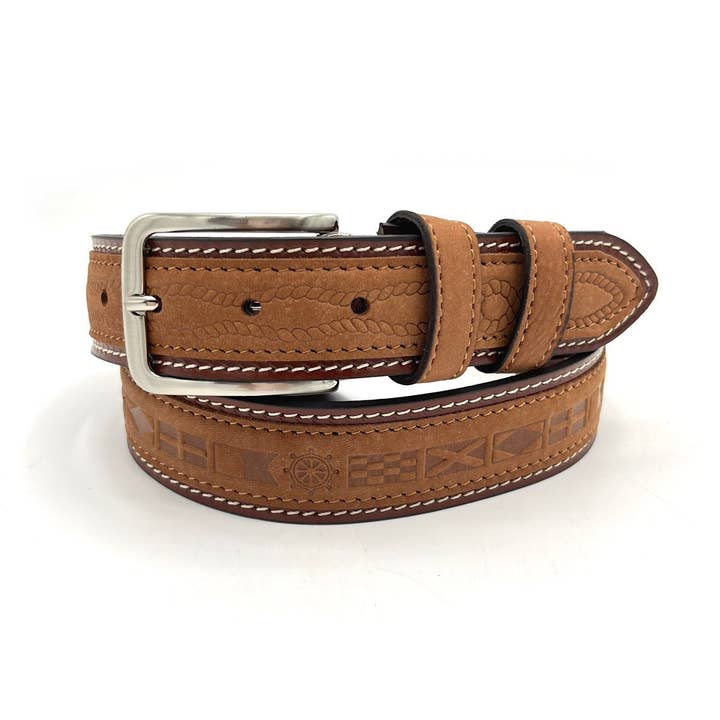Suie Valentini srl - Wholesale Belt – Men's - Genuine leather belt, Handmade in Italy, art. HM026/357