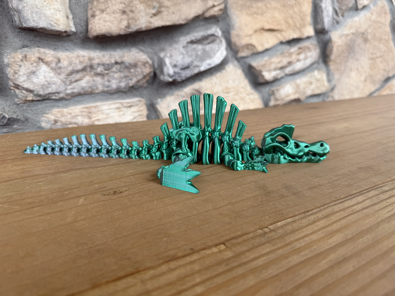 LNZ Custom Design - Wholesale Figurine Toy - Kids - 3D Flexi Skeleton Spinosaurus Dinosaur4