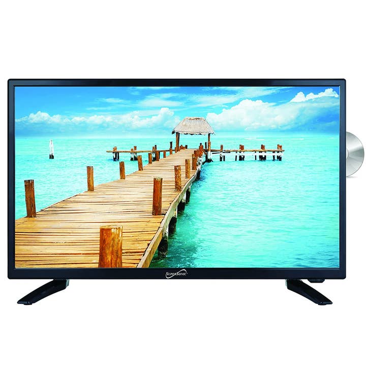 JupiterGear Home – Großhandel Tischdeko – Supersonic 24" 12 Volt AC/DC LED HDTV mit DVD-Player