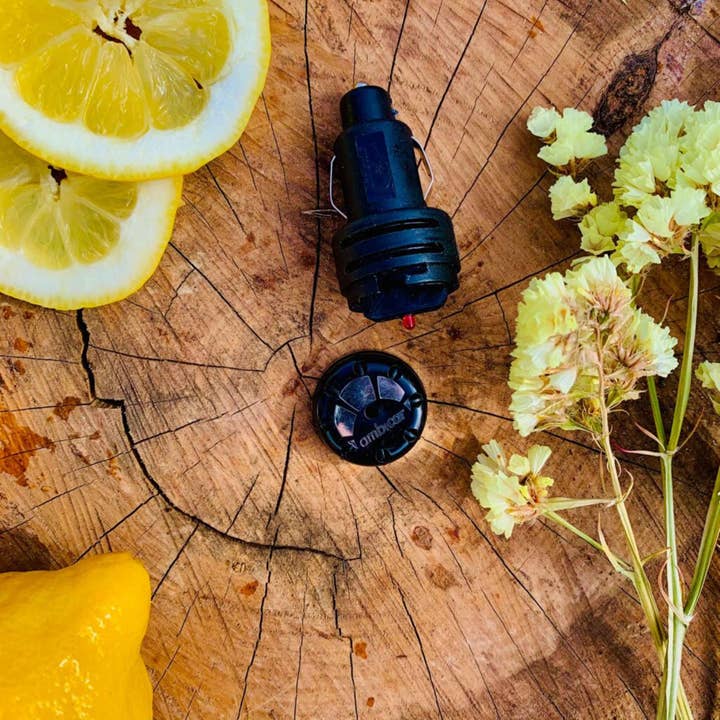 Keep Your Essence - Wholesale Car Freshener - Unisex - Ambicar - Car air freshener - Black and silver cover_ LIMONCELLO3