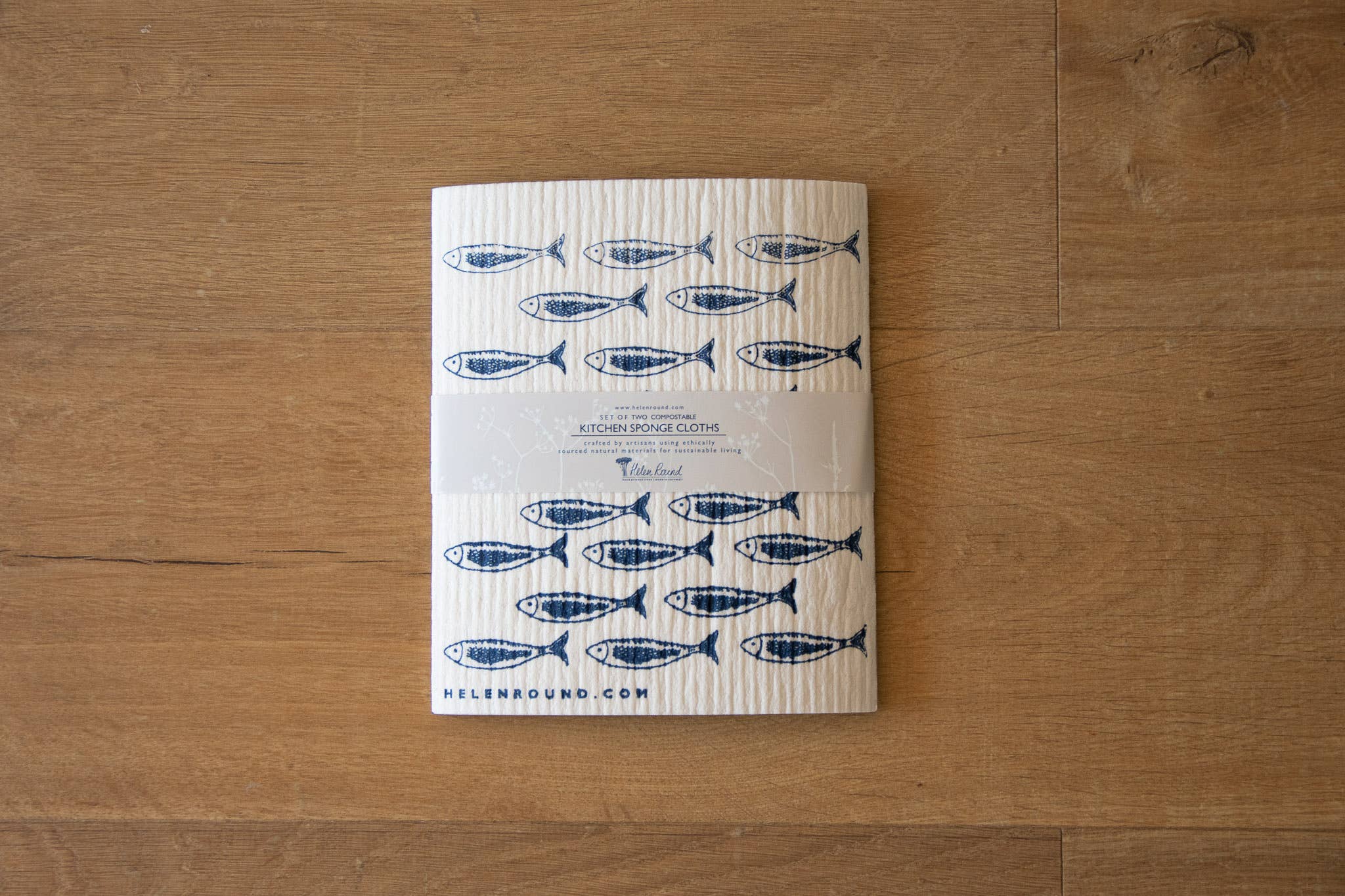 Helen Round - hand printed linen and bamboo wellness - Wholesale Dishcloth - Kitchen Cloths, Set Of 2 Household Sponges, Swedish Cloths14