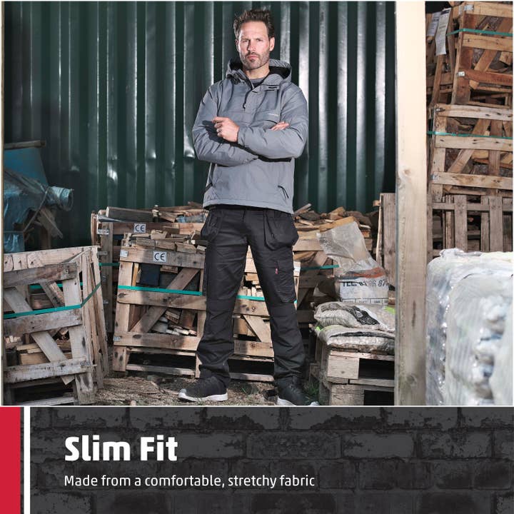 TuffStuff Workwear - Wholesale Pants - Men's - Tuffstuff Proflex Work Trousers, Slim Fit Cargo Trousers5