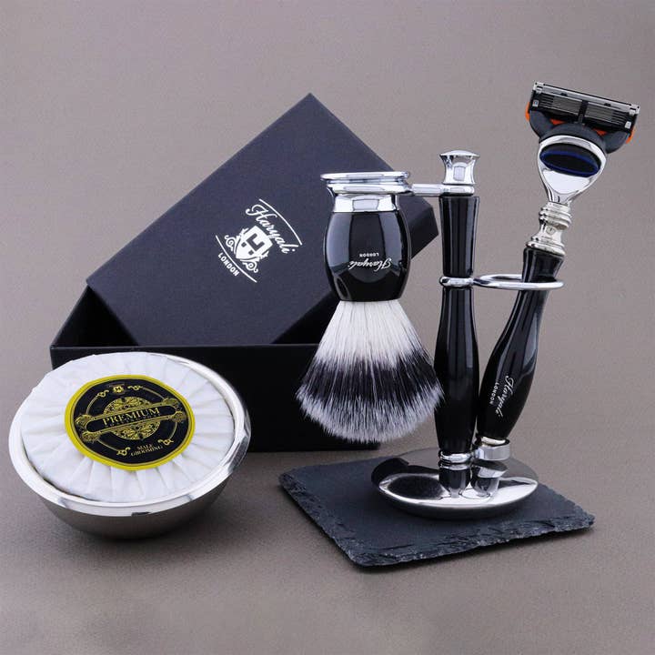 Haryali London – wholesale Shaving set/kit – Men's – Haryali's Thunder Range Shaving Kit3