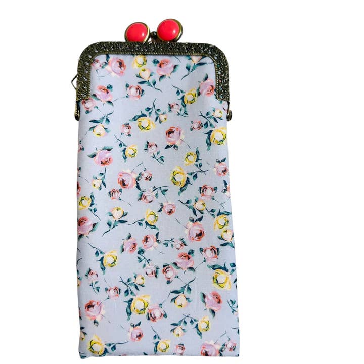 Kiki & Syds Eyeglass Case - Raining Rosebuds for wholesale by Kiki & Syds