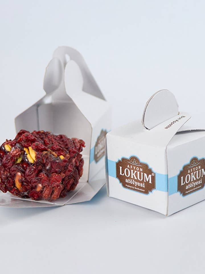 Lokum Atolyesi | Pistache Turks Fruit Bedekt met Zereshk (In 10 Losse Dozen) voor wholesale door Aladdin