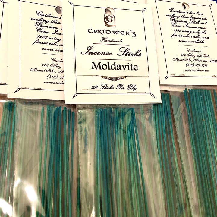 Ceridwen’s - Wholesale Incense - Moldavite Incense Sticks