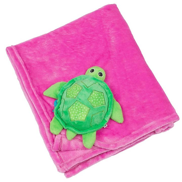 ZOOCCHINI - Wholesale Receiving Blanket - Baby - Baby Buddy Stroller Blanket - Tammy the Turtle1