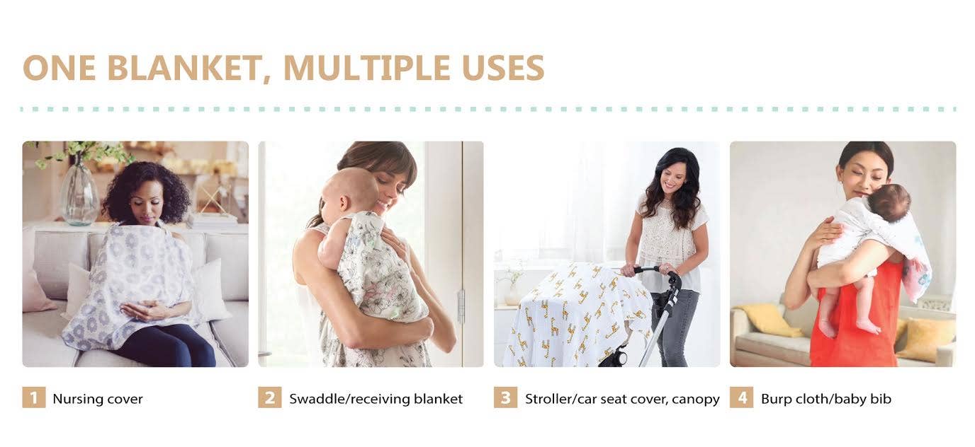 KaWaii Baby Diapers - Wholesale Bedding Blanket - Soft Swaddle Receiving Blanket Bed Throw for Newborn Infant 19